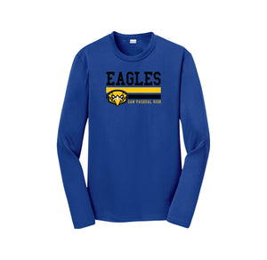 San Pasqual High School Spirit Wear 2024-25 On-Demand-Youth Unisex Dri-Fit Long Sleeve Tee On-Demand Eagles Logo