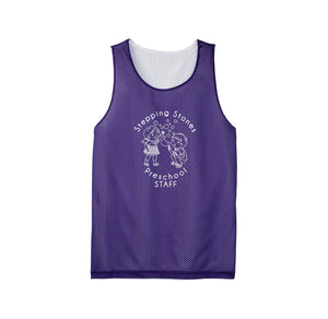 Stepping Stones-Adult Unisex Classic Mesh Reversible Tank On-Demand STAFF