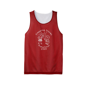 Stepping Stones-Adult Unisex Classic Mesh Reversible Tank On-Demand STAFF