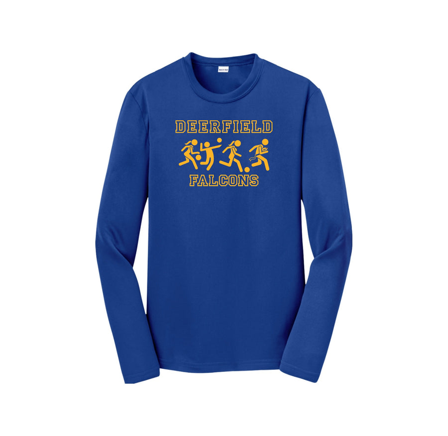 Deerfield Elementary SPORTS-Youth Unisex Dri-Fit Long Sleeve Tee On-Demand