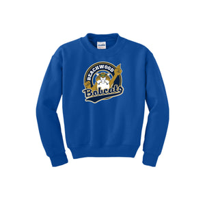 Beachwood Elm-Youth Unisex Crewneck Sweatshirt On-Demand Circle