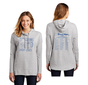 Grand View Blvd 5th-Grade Grad Store Class of 2025 On-Demand-Womens Premium Featherweight French Terry Hoodie On-Demand