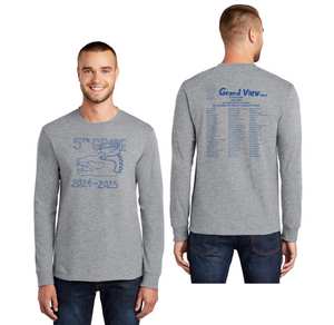 Grand View Blvd 5th-Grade Grad Store Class of 2025 On-Demand-Adult Unisex Port & Co Long Sleeve Essential Tee On-Demand