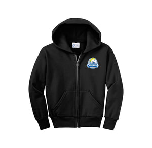 Cross Elementary-Youth Unisex Full-Zip Hooded Sweatshirt On-Demand