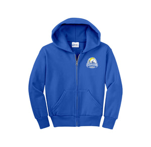 Cross Elementary-Youth Unisex Full-Zip Hooded Sweatshirt On-Demand