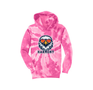 Harmony School On Demand-Youth Tie-Dye Pullover Hooded Sweatshirt On-Demand