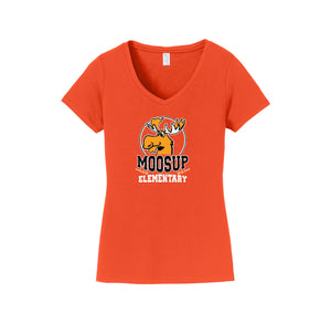 Moosup Elementary On Demand-Women's Fan Favorite V-Neck Tee On-Demand