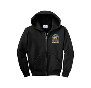 Moosup Elementary On Demand-Youth Unisex Full-Zip Hooded Sweatshirt On-Demand