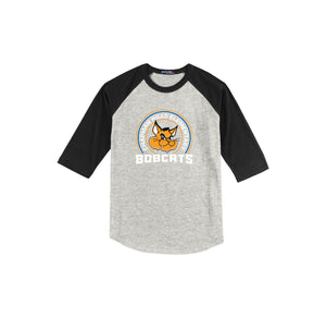 Chapman Hills Elementary-Youth Unisex Baseball Tee On-Demand Circle Logo