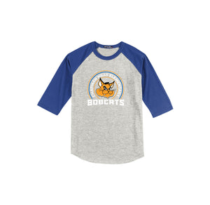 Chapman Hills Elementary-Youth Unisex Baseball Tee On-Demand Circle Logo