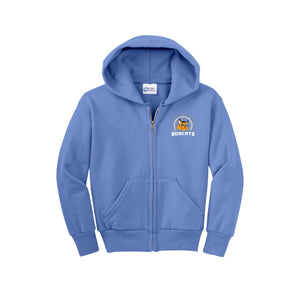 Chapman Hills Elementary-Youth Unisex Full-Zip Hooded Sweatshirt On-Demand Circle Logo