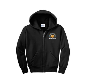 Chapman Hills Elementary-Youth Unisex Full-Zip Hooded Sweatshirt On-Demand Circle Logo