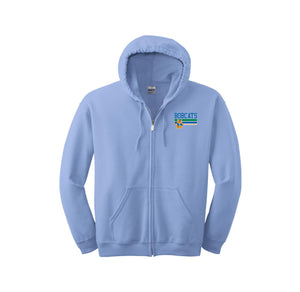 Chapman Hills Elementary Spirit Wear 2024/25 On Demand-Adult Unisex Full-Zip Hooded Sweatshirt On-Demand Stripe Logo