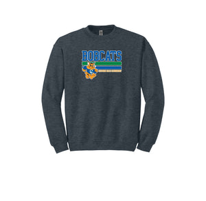 Chapman Hills Elementary Spirit Wear 2024/25 On Demand-Adult Unisex Crewneck Sweatshirt On-Demand Stripe Logo