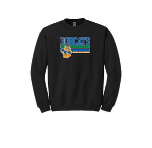 Chapman Hills Elementary Spirit Wear 2024/25 On Demand-Adult Unisex Crewneck Sweatshirt On-Demand Stripe Logo