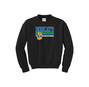 Chapman Hills Elementary Spirit Wear 2024/25 On Demand-Youth Unisex Crewneck Sweatshirt On-Demand Stripe Logo