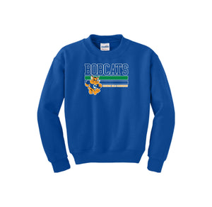 Chapman Hills Elementary Spirit Wear 2024/25 On Demand-Youth Unisex Crewneck Sweatshirt On-Demand Stripe Logo