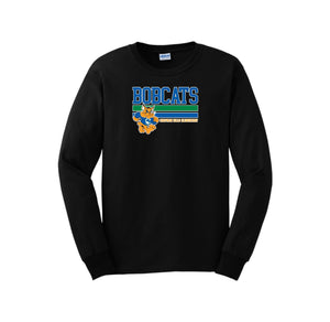 Chapman Hills Elementary Spirit Wear 2024/25 On Demand-Adult Unisex Long Sleeve Tee On-Demand Stripe Logo