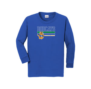 Chapman Hills Elementary Spirit Wear 2024/25 On Demand-Youth Unisex Long Sleeve Tee On-Demand Stripe Logo