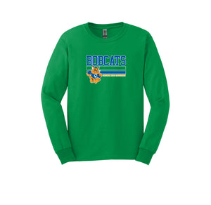 Chapman Hills Elementary Spirit Wear 2024/25 On Demand-Adult Unisex Long Sleeve Tee On-Demand Stripe Logo