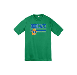 Chapman Hills Elementary Spirit Wear 2024/25 On Demand-Youth Unisex Dri-Fit Shirt On-Demand Stripe Logo