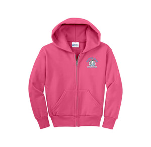 Dayton Oaks On Demand-Youth Unisex Full-Zip Hooded Sweatshirt On-Demand