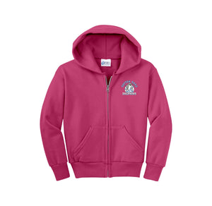 Dayton Oaks On Demand-Youth Unisex Full-Zip Hooded Sweatshirt On-Demand