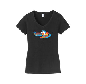 Dayton Oaks On Demand-Womens Fan Favorite V-Neck Tee On-Demand Sunset