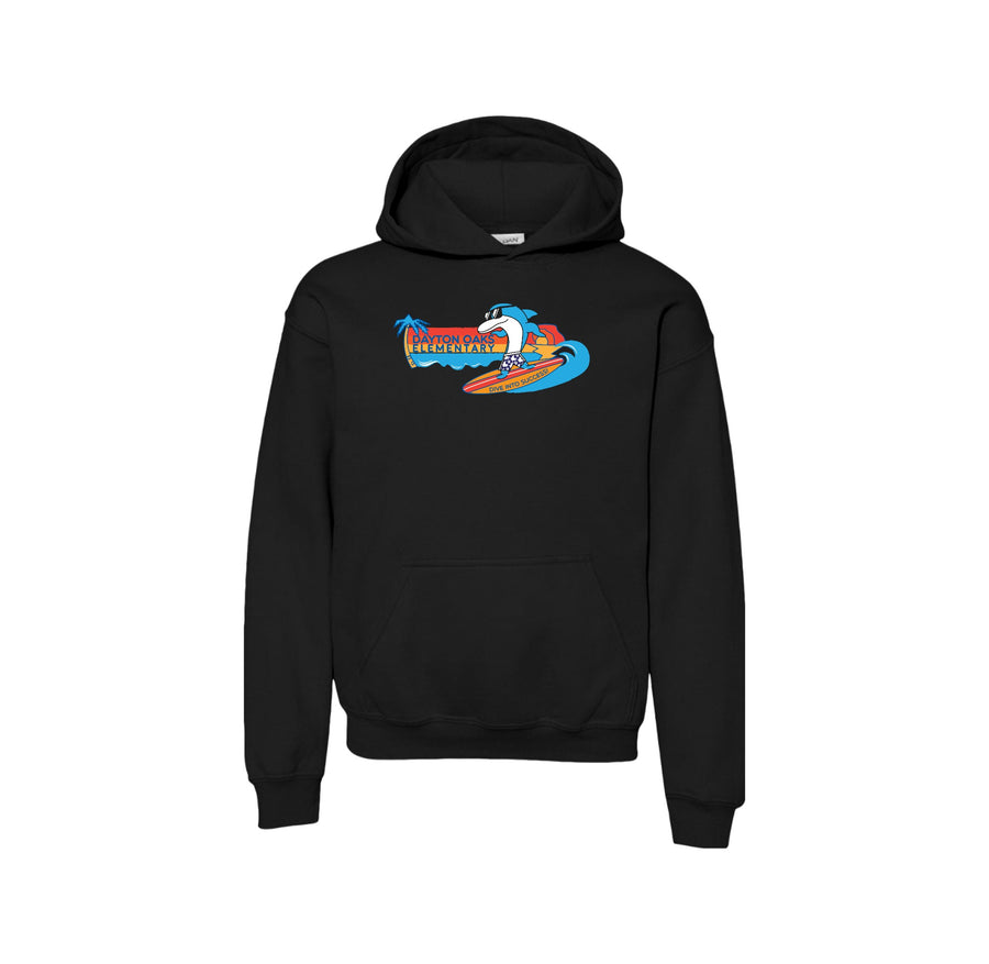 Dayton Oaks Spirit Wear 2024-25 On Demand-Youth Unisex Hoodie On-Demand Sunset