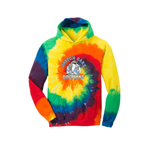 Dayton Oaks On Demand-Youth Tie-Dye Pullover Hooded Sweatshirt On-Demand