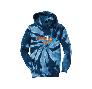 Dayton Oaks On Demand-Youth Tie-Dye Pullover Hooded Sweatshirt On-Demand Sunset