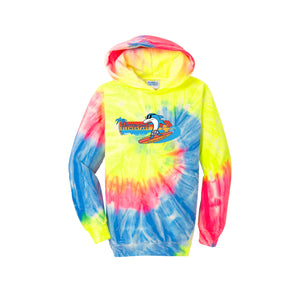 Dayton Oaks On Demand-Youth Tie-Dye Pullover Hooded Sweatshirt On-Demand Sunset