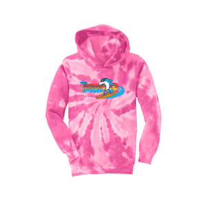 Dayton Oaks On Demand-Youth Tie-Dye Pullover Hooded Sweatshirt On-Demand Sunset