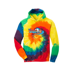 Dayton Oaks On Demand-Youth Tie-Dye Pullover Hooded Sweatshirt On-Demand Sunset