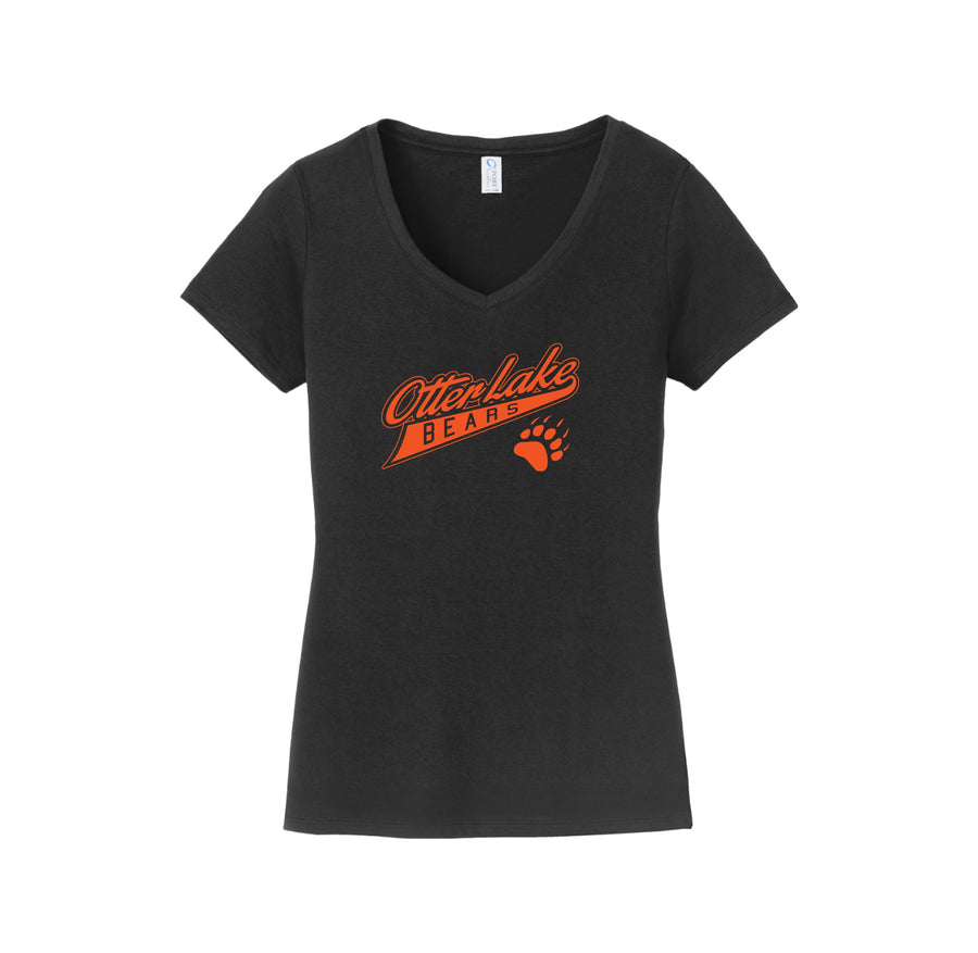 Otter Lake On Demand-Women's Fan Favorite V-Neck Tee On-Demand