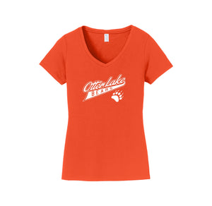 Otter Lake On Demand-Women's Fan Favorite V-Neck Tee On-Demand