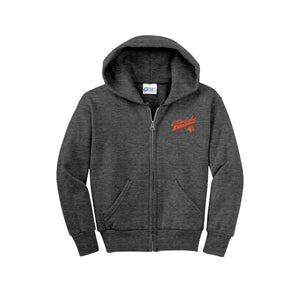 Otter Lake On Demand-Youth Unisex Full-Zip Hooded Sweatshirt On-Demand