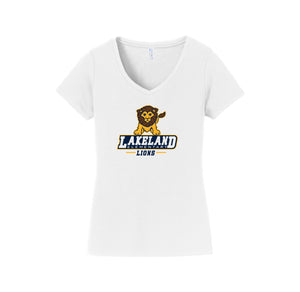 Lakeland Elementary Demand-Womens Fan Favorite V-Neck Tee On-Demand