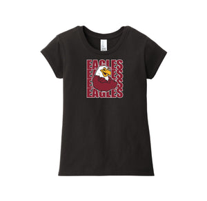 Harrowgate Elementary Spirit Wear 2024-25 On Demand-Girls Youth Premium Tee On-Demand Mascot