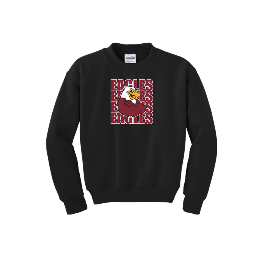 Harrowgate Elementary Spirit Wear 2024-25 On Demand-Youth Unisex Crewneck Sweatshirt On-Demand Mascot