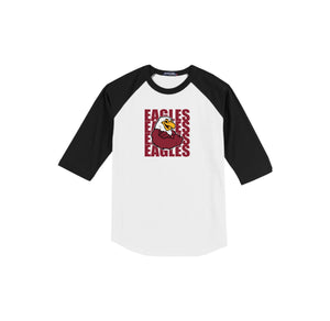 Harrowgate Elementary Spirit Wear 2024-25 On Demand-Adult Unisex Baseball Tee On-Demand Mascot