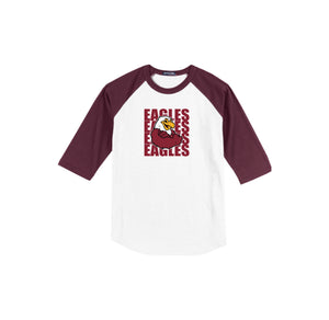 Harrowgate Elementary Spirit Wear 2024-25 On Demand-Adult Unisex Baseball Tee On-Demand Mascot