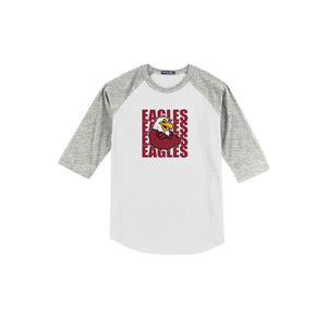 Harrowgate Elementary Spirit Wear 2024-25 On Demand-Youth Unisex Baseball Tee On-Demand Mascot