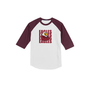 Harrowgate Elementary Spirit Wear 2024-25 On Demand-Youth Unisex Baseball Tee On-Demand Mascot