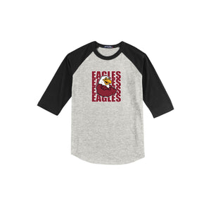 Harrowgate Elementary Spirit Wear 2024-25 On Demand-Youth Unisex Baseball Tee On-Demand Mascot