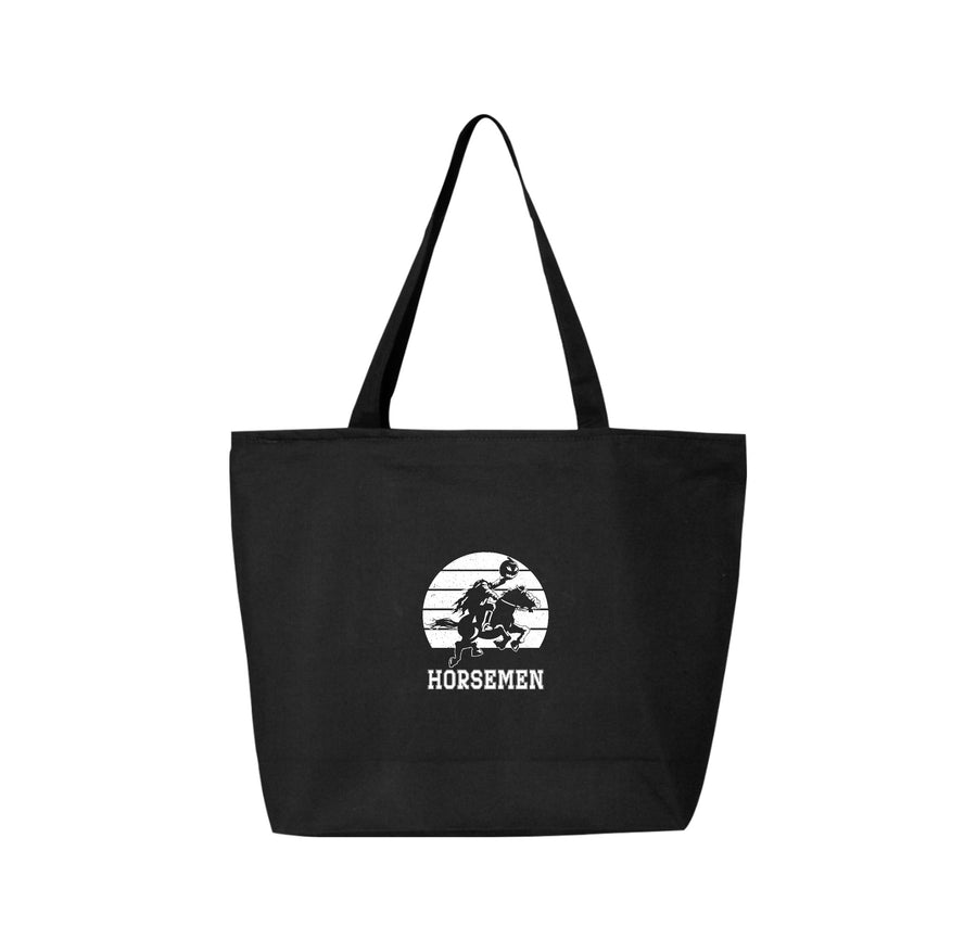 Sleepy Hollow Horsemen PTA-Q-Tees Canvas Zippered Tote On-Demand Circle