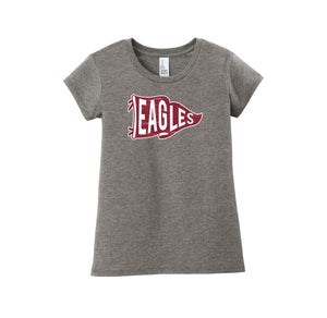 Harrowgate Elementary Spirit Wear 2024-25 On Demand-Girls Youth Premium Tee On-Demand Banner