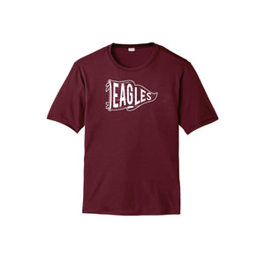 Harrowgate Elementary Spirit Wear 2024-25 On Demand-Adult Unisex Dri-Fit Shirt On-Demand Banner