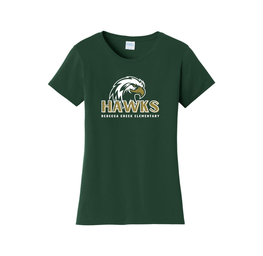 Rebecca Creek Elementary Spirit Wear 2024-25 On Demand-Womens Fan Favorite Tee On-Demand