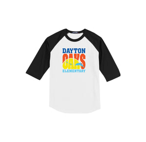 Dayton Oaks On Demand-Adult Unisex Baseball Tee On-Demand Typographic